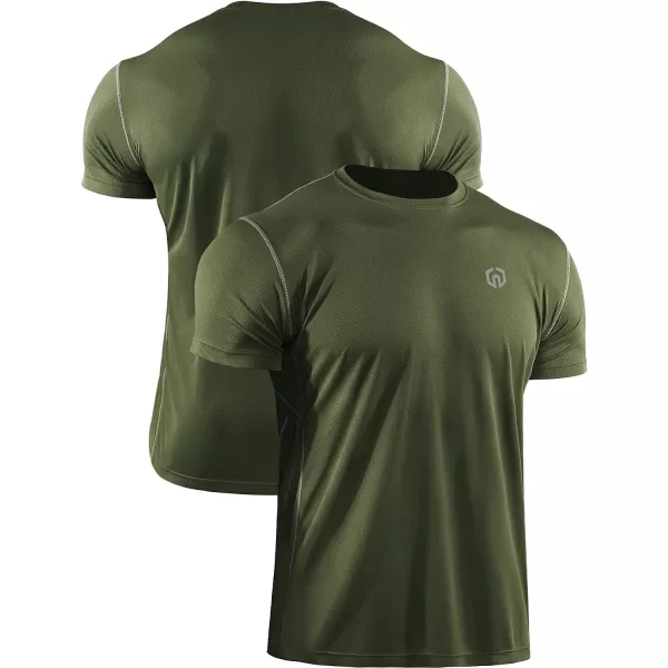 NELEUS Men's Dry Fit Athletic Running Shirt
