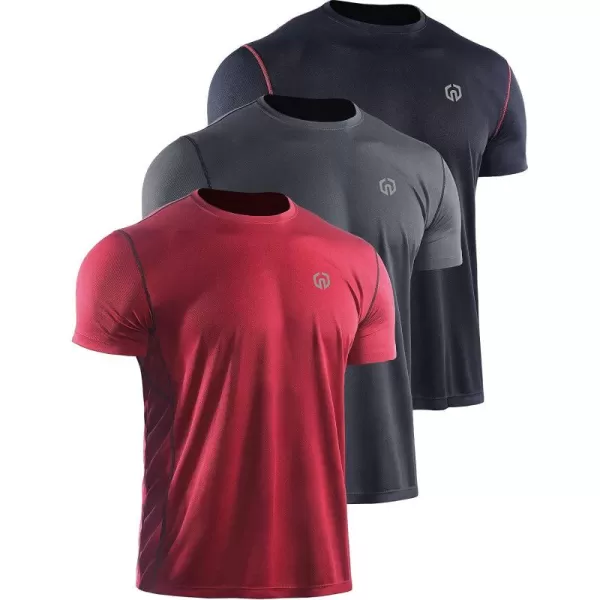 Z027# Black/Grey/Red,3 Pack