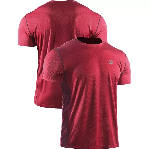 NELEUS Men's Dry Fit Athletic Running Shirt