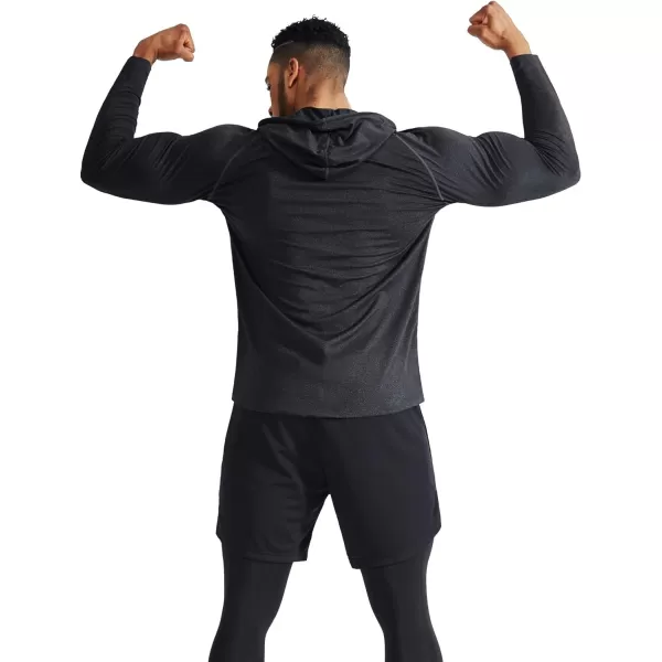 NELEUS Men's Dry Fit Athletic Workout Running Shirts Long Sleeve with Hoods