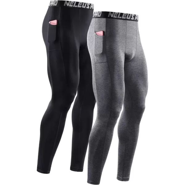 6069 Black/Grey,2 Pack