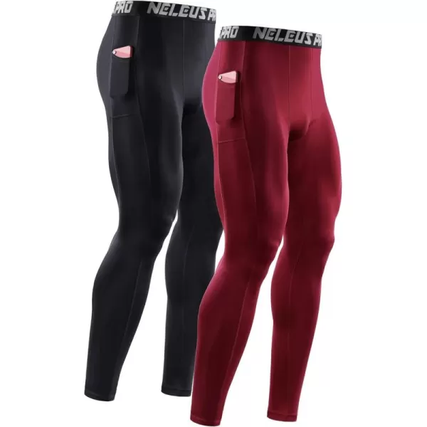 6069 Black/Red,2 Pack