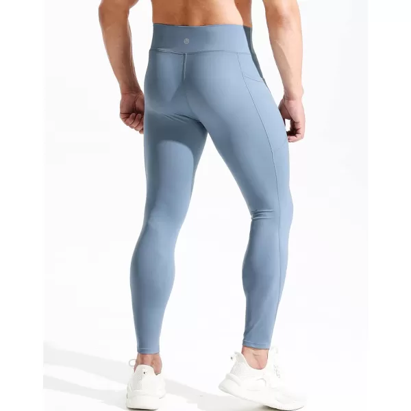 NELEUS Men's Dry Fit Compression Baselayer Pants Running Tights Leggings with Phone Pocket