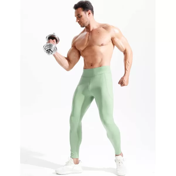 NELEUS Men's Dry Fit Compression Baselayer Pants Running Tights Leggings with Phone Pocket