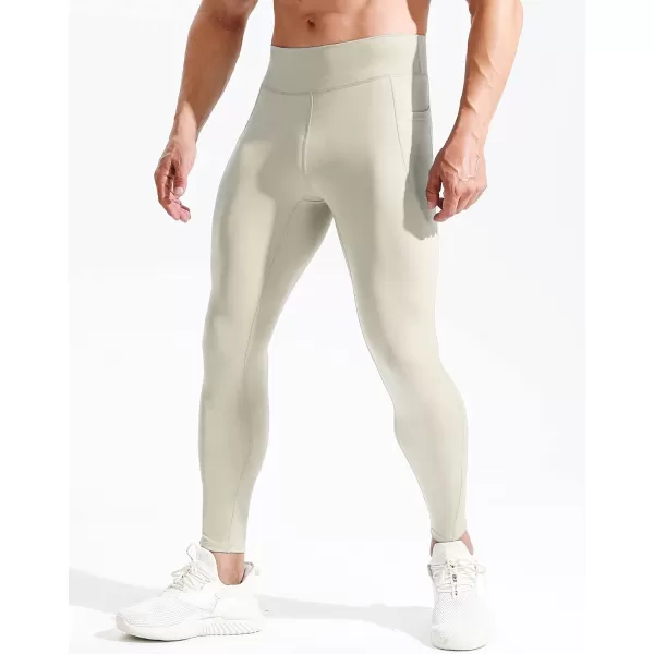 NELEUS Men's Dry Fit Compression Baselayer Pants Running Tights Leggings with Phone Pocket
