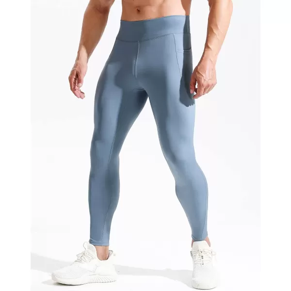 NELEUS Men's Dry Fit Compression Baselayer Pants Running Tights Leggings with Phone Pocket