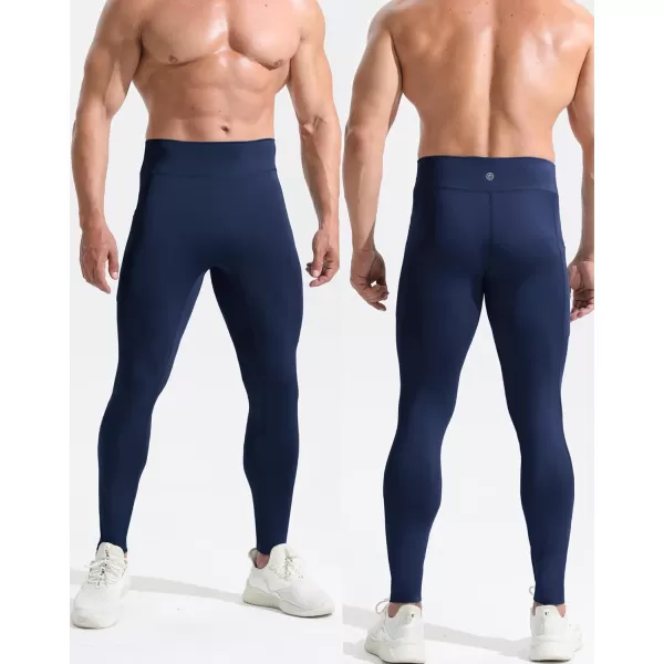 NELEUS Men's Dry Fit Compression Baselayer Pants Running Tights Leggings with Phone Pocket