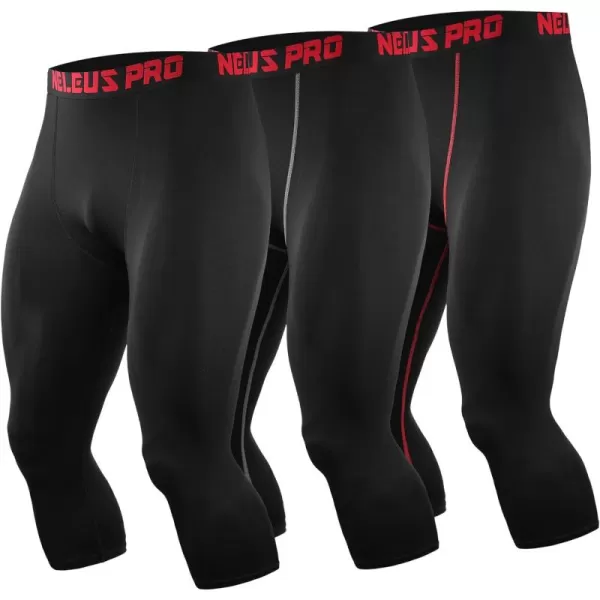 NELEUS Men's Dry Fit Compression Pants Workout Running Leggings
