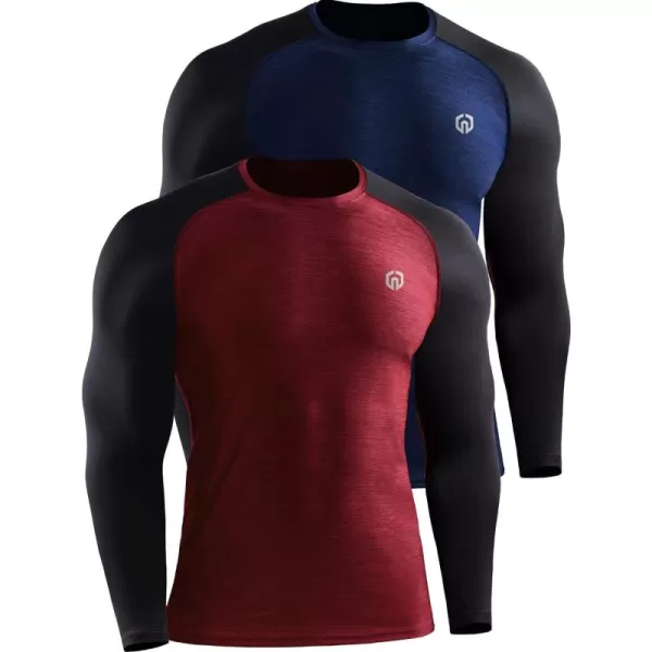 5073# 2 Pack,navy Blue/Red