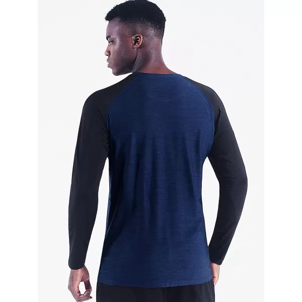 NELEUS Men's Dry Fit Long Sleeve Athletic Running Shirts