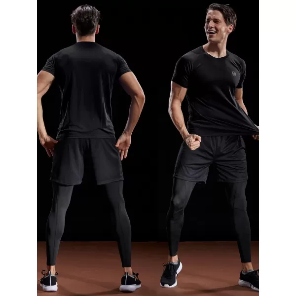 NELEUS Men's Dry Fit Mesh Athletic Shirts