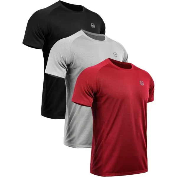 5033# 3 Pack: Black,grey,red