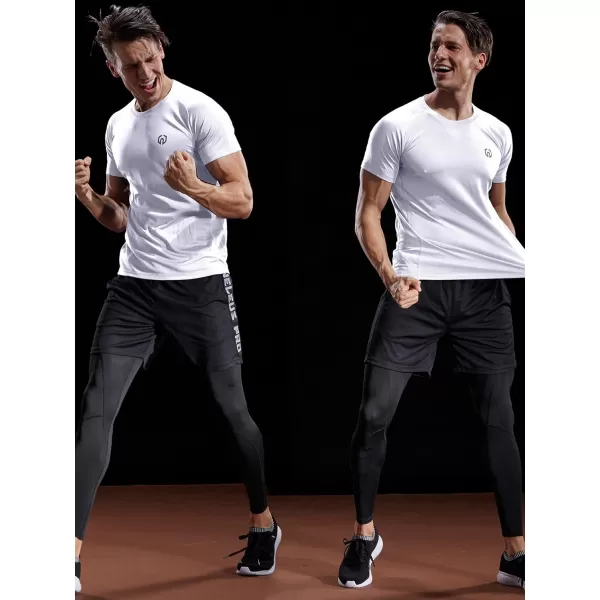 NELEUS Men's Dry Fit Mesh Athletic Shirts