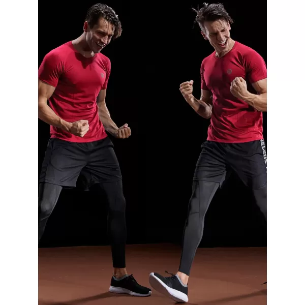 NELEUS Men's Dry Fit Mesh Athletic Shirts
