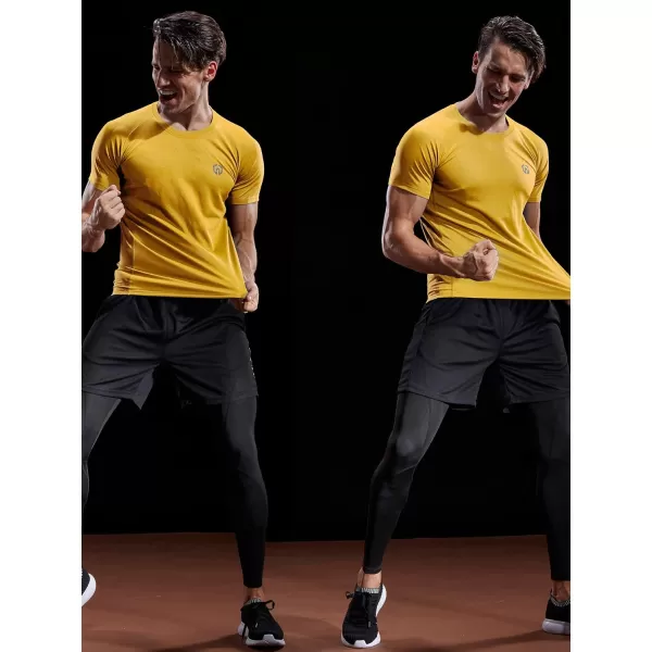 NELEUS Men's Dry Fit Mesh Athletic Shirts