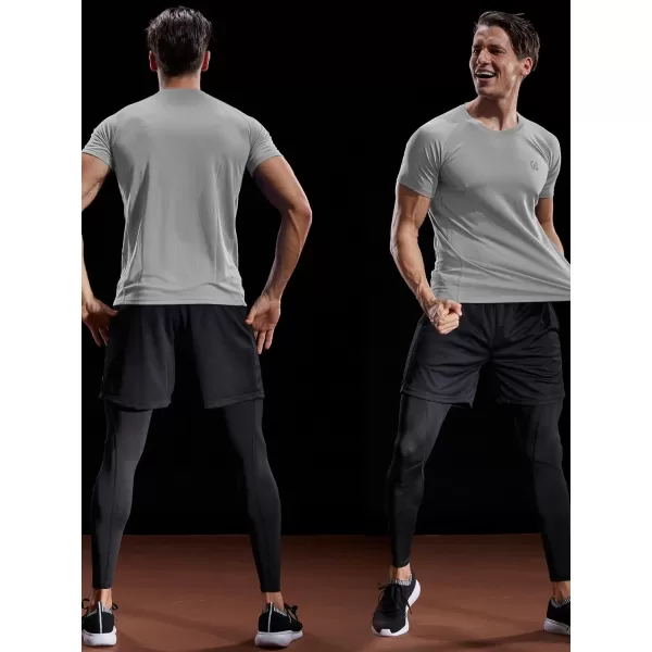 NELEUS Men's Dry Fit Mesh Athletic Shirts