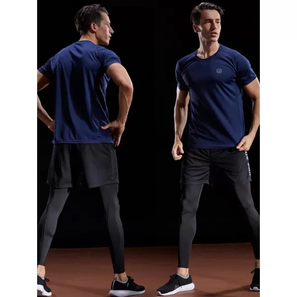 NELEUS Men's Dry Fit Mesh Athletic Shirts