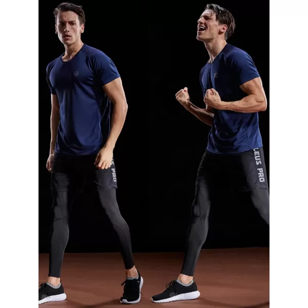 NELEUS Men's Dry Fit Mesh Athletic Shirts