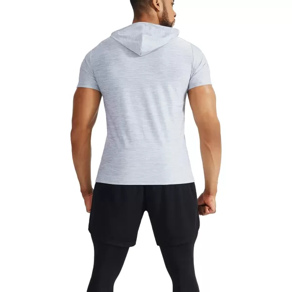 NELEUS Men's Dry Fit Performance Athletic Shirt with Hoods