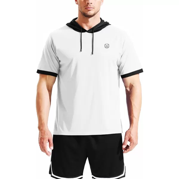 NELEUS Men's Dry Fit Performance Athletic Shirt with Hoods