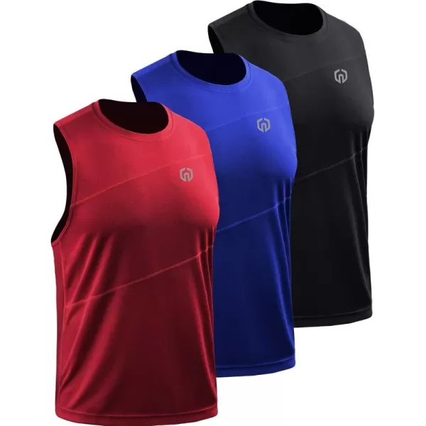 NELEUS Men's Dry Fit Workout Running Muscle Tank Top