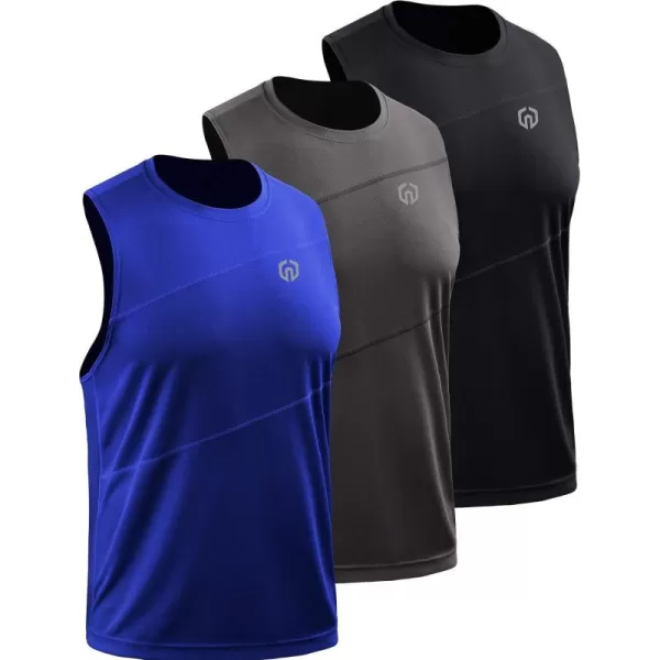 NELEUS Men's Dry Fit Workout Running Muscle Tank Top