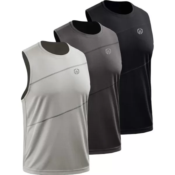 NELEUS Men's Dry Fit Workout Running Muscle Tank Top