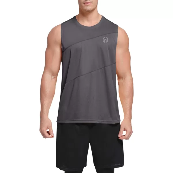 NELEUS Men's Dry Fit Workout Running Muscle Tank Top