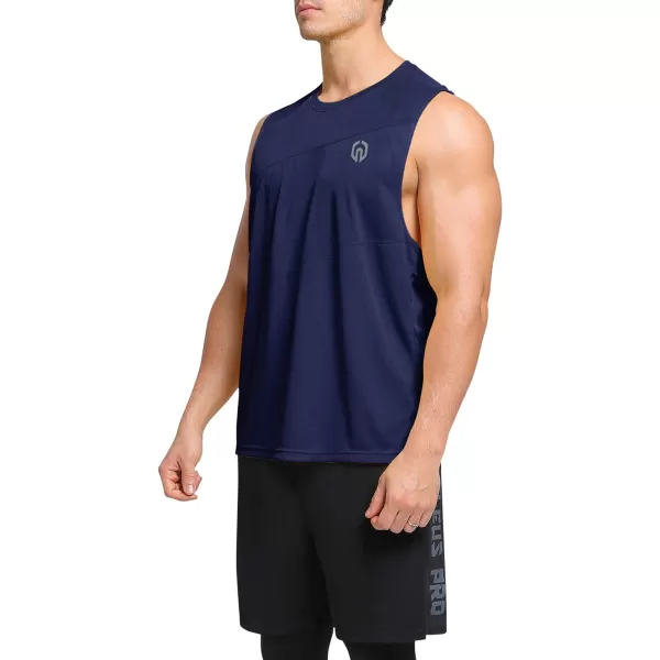 NELEUS Men's Dry Fit Workout Running Muscle Tank Top