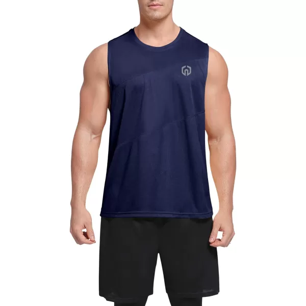 NELEUS Men's Dry Fit Workout Running Muscle Tank Top