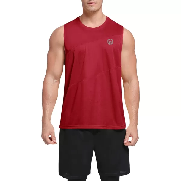 NELEUS Men's Dry Fit Workout Running Muscle Tank Top