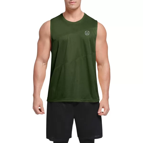 NELEUS Men's Dry Fit Workout Running Muscle Tank Top