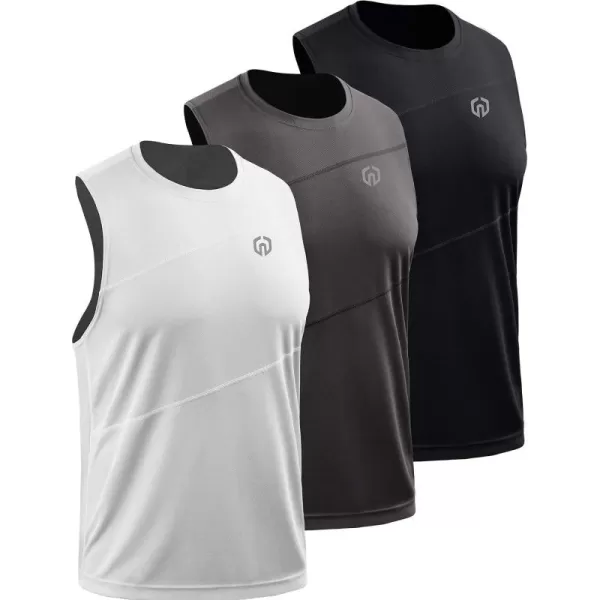 NELEUS Men's Dry Fit Workout Running Muscle Tank Top