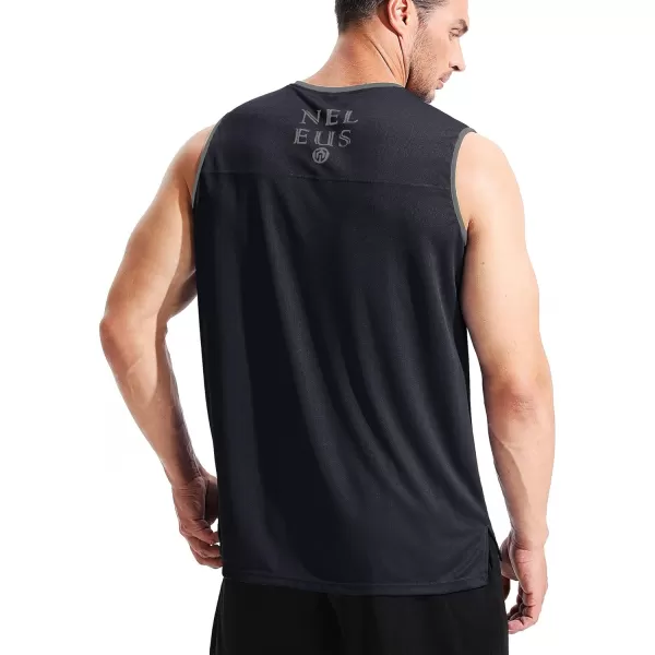 NELEUS Men's Dry Fit Workout Running Muscle Tank Top