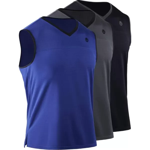NELEUS Men's Dry Fit Workout Running Muscle Tank Top
