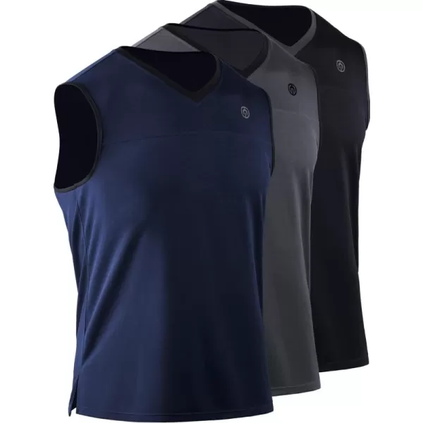 NELEUS Men's Dry Fit Workout Running Muscle Tank Top