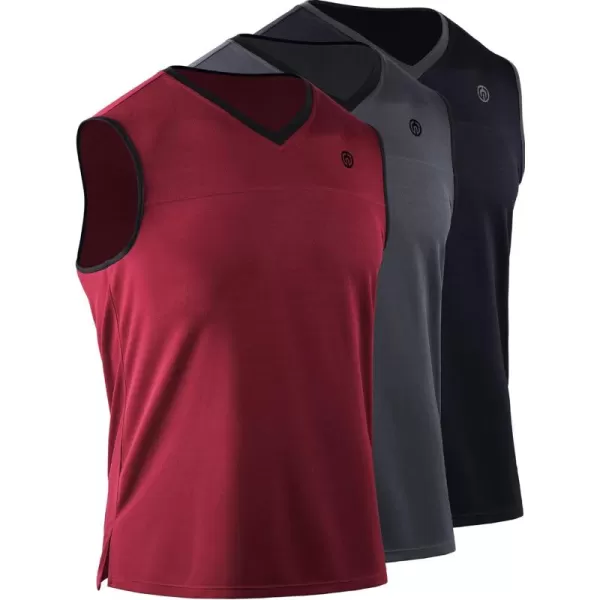 NELEUS Men's Dry Fit Workout Running Muscle Tank Top