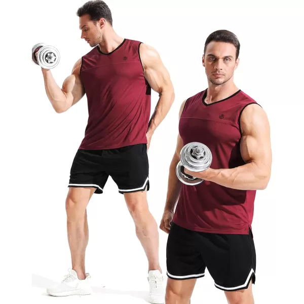 NELEUS Men's Dry Fit Workout Running Muscle Tank Top
