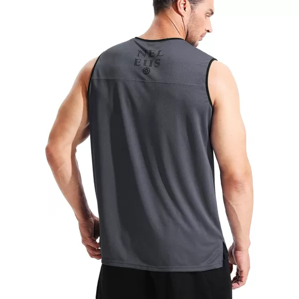 NELEUS Men's Dry Fit Workout Running Muscle Tank Top