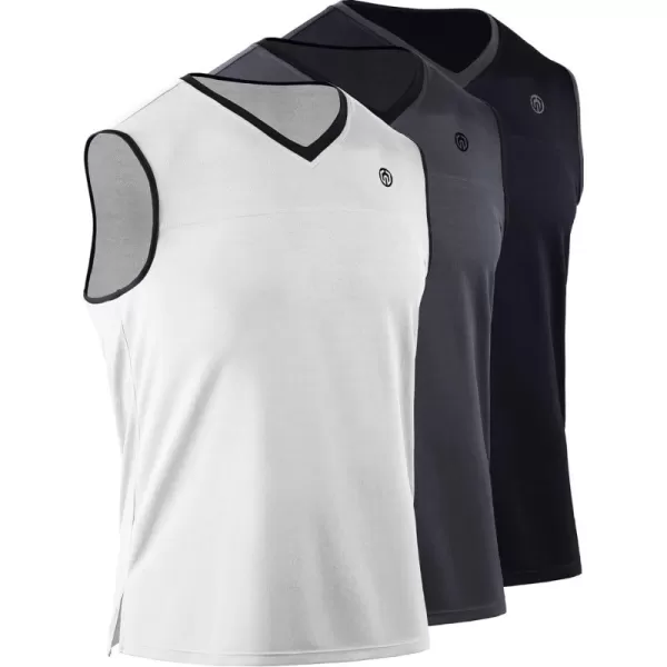 NELEUS Men's Dry Fit Workout Running Muscle Tank Top