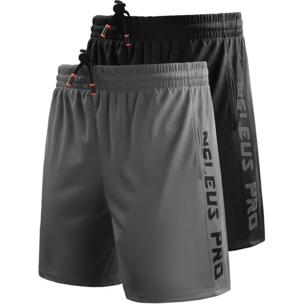 NELEUS Men's Lightweight Workout Athletic Shorts with Pockets