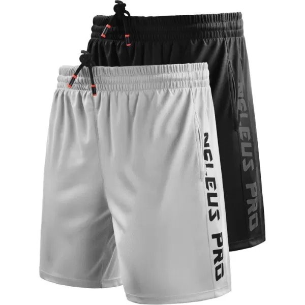 NELEUS Men's Lightweight Workout Athletic Shorts with Pockets