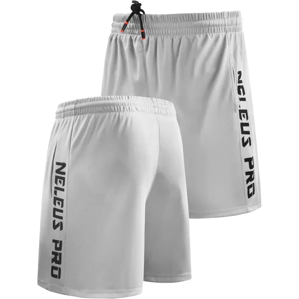 NELEUS Men's Lightweight Workout Athletic Shorts with Pockets