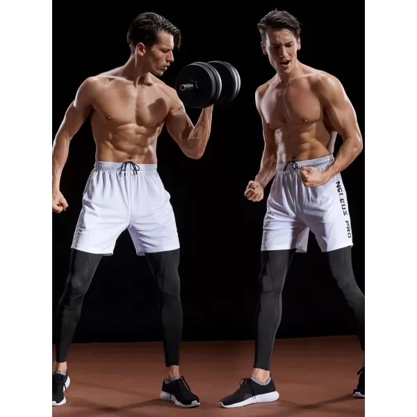 NELEUS Men's Lightweight Workout Athletic Shorts with Pockets
