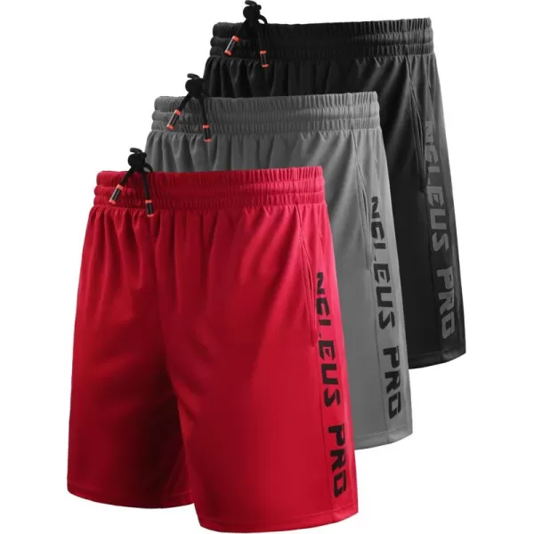 NELEUS Men's Lightweight Workout Athletic Shorts with Pockets