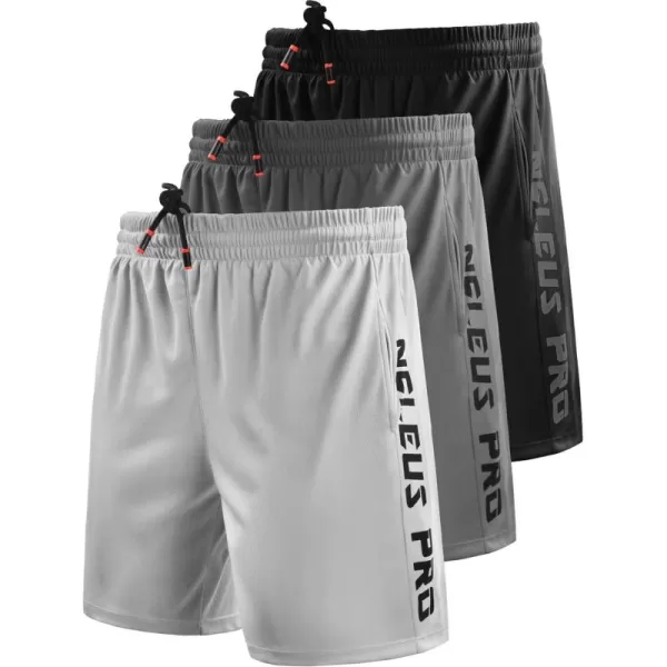NELEUS Men's Lightweight Workout Athletic Shorts with Pockets