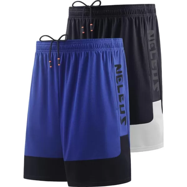 NELEUS Men's Lightweight Workout Athletic Shorts with Pockets