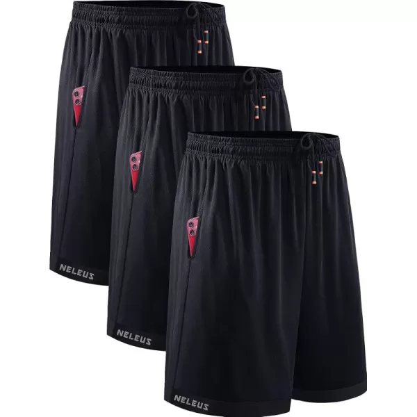 NELEUS Men's Lightweight Workout Athletic Shorts with Pockets