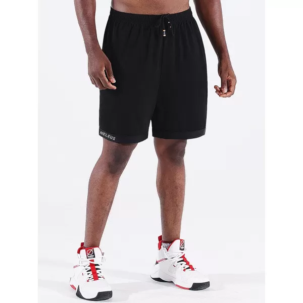 NELEUS Men's Lightweight Workout Athletic Shorts with Pockets