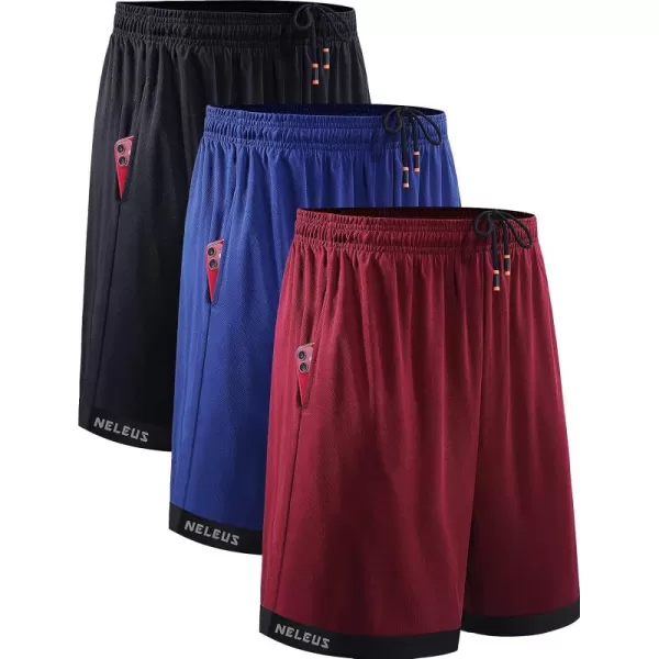 NELEUS Men's Lightweight Workout Athletic Shorts with Pockets